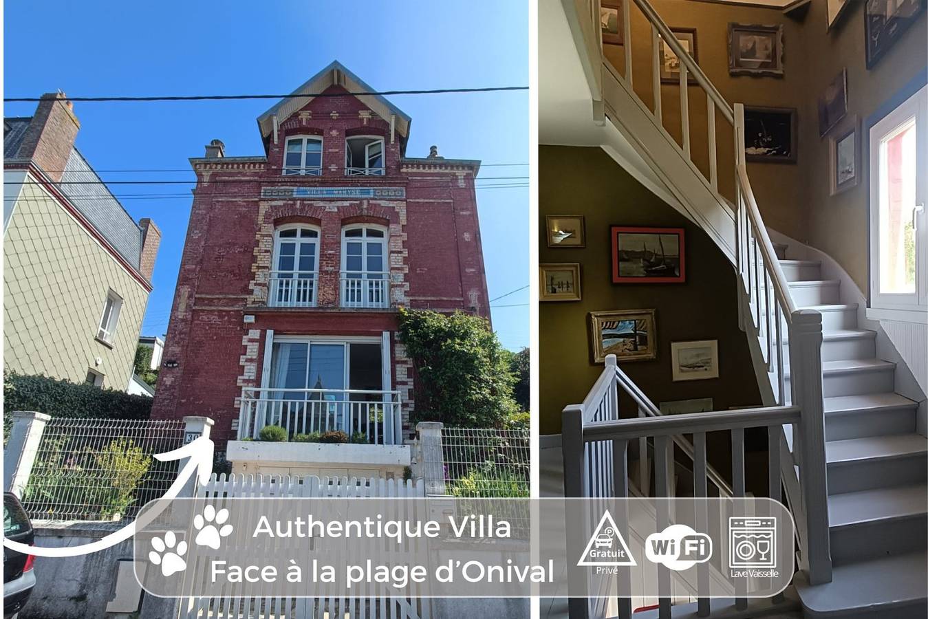 21*Villa Maryse Jardin et Balcon vue mer-pkg gratuit in Ault, Région d'Abbeville