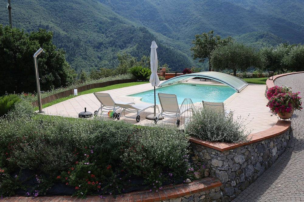 Cottage with garden and heated pool in Rialto, Ligurian Alps