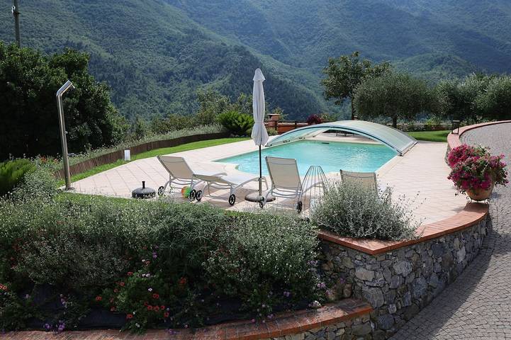 Cottage con giardino e piscina riscaldata in Rialto, Alpi Liguri