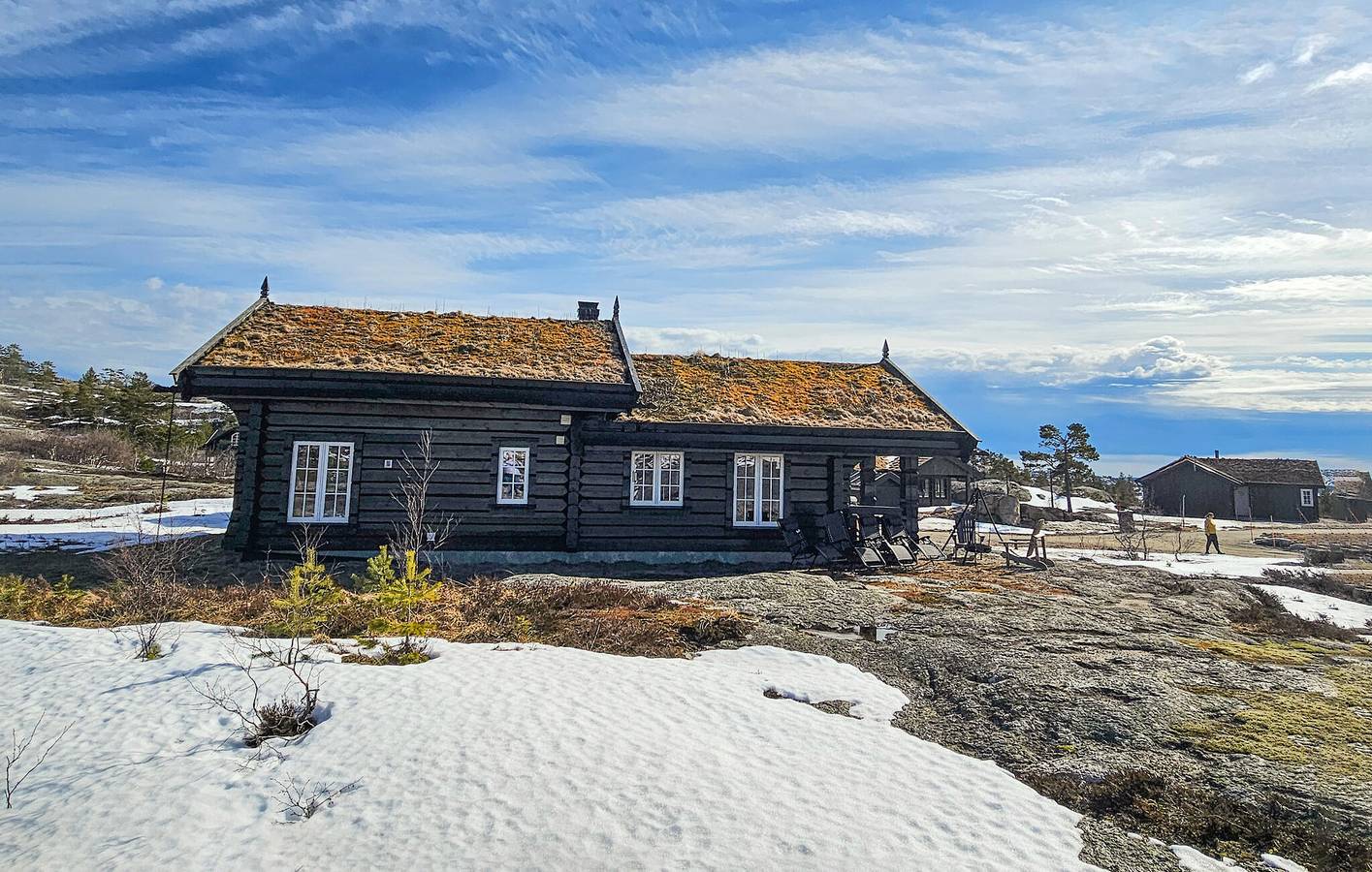 Feriehus for 8 personer med hage in Drangedal 