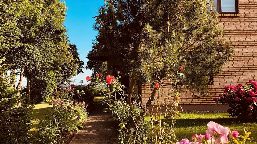 Ferienwohnung für 4 Personen, mit Garten und Balkon