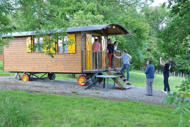 Maison de vacances pour 4 personnes, avec Jardin
