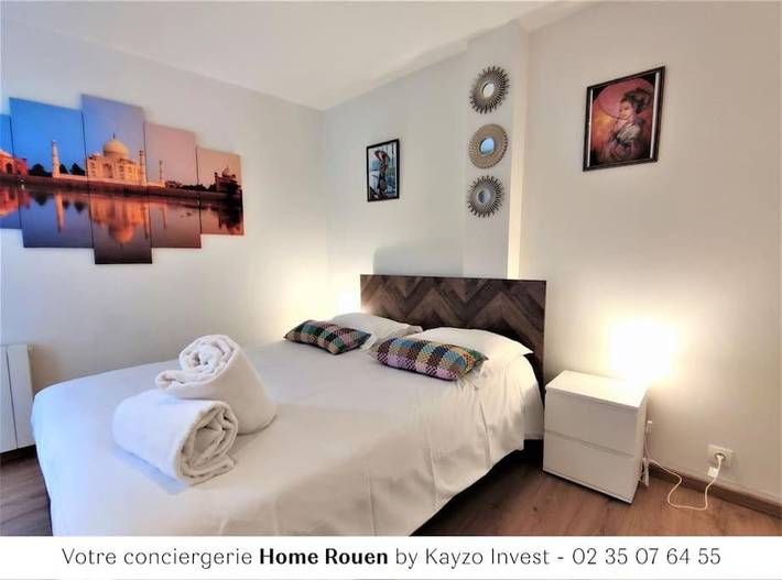 Gîte pour 2 personnes, avec terrasse dans Cathedrale Notre Dame Rouen - 4