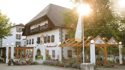 Ferienwohnung für 3 Personen, mit Pool und Garten sowie Sauna und Terrasse in Bad Goisern am Hallstättersee