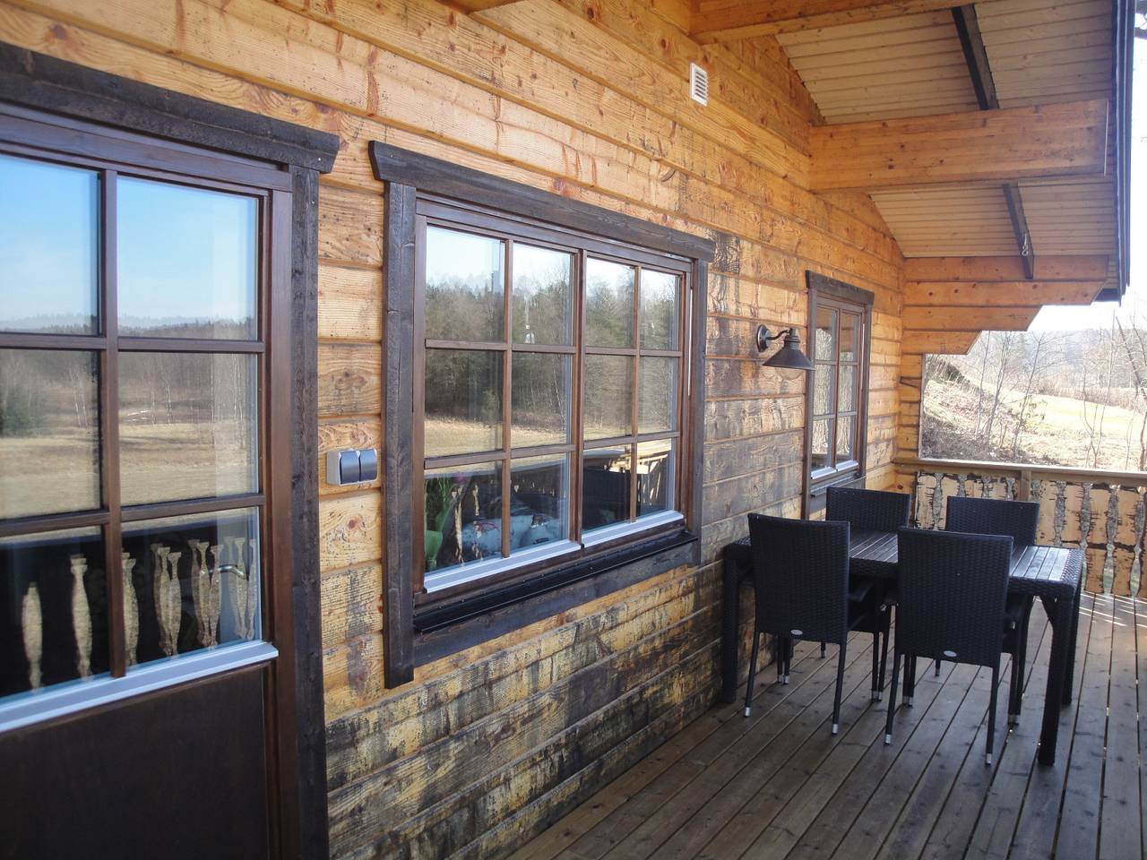 Wikinger-Ferienhaus mit Seeblick und hervorragenden Angelmöglichkeiten in Varberg, Halland