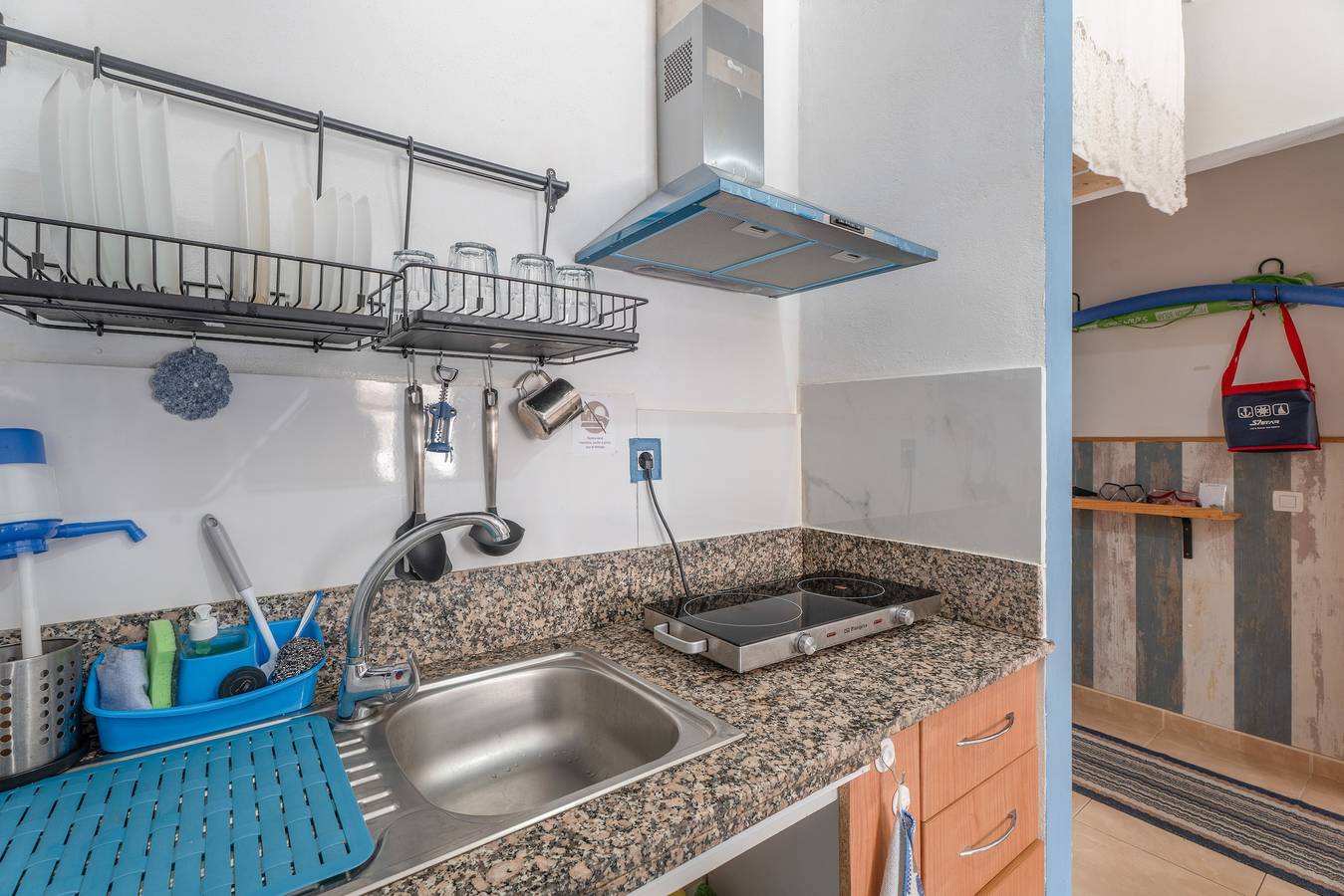 Ganzes Studio, Ferienstudio 'Los Abrigos 1 Room Playa Wifi' mit Wlan und Klimaanlage in Los Abrigos, Granadilla de Abona