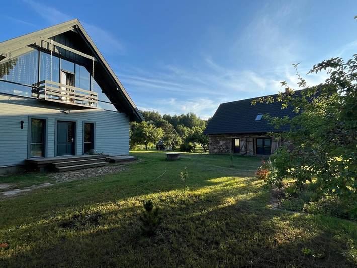 Bungalow für 6 Personen, mit Balkon und Terrasse sowie Garten und Sauna in Lettland - 2