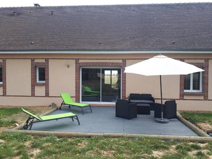 Casa rural familiar para 5 personas con billar y zona de juegos in Happonvilliers, Región de Nogent-le-Rotrou