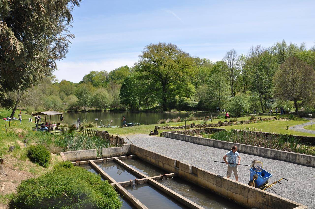 Chalet 'Du Moulin Du Châtain 1' avec piscine partagée, terrasse privée et jardin partagé in Payzac (Dordogne), Périgord Vert