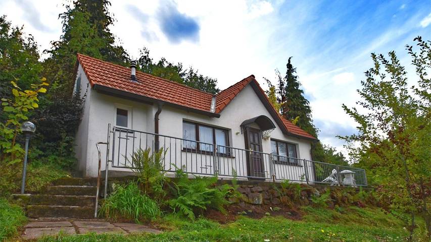 Bungalow für 2 Personen, mit Garten und Terrasse, mit Haustier im Thüringer Wald