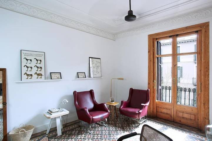 Gîte pour 4 personnes, avec balcon dans El Trampoli