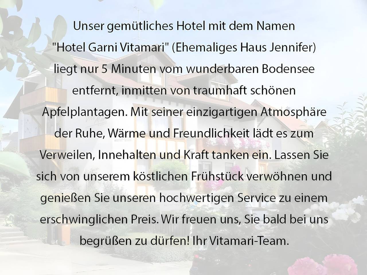 Hotel Garni Vitamari - Einzelzimmer 1, Ug in Wasserburg (Bodensee), Bayerisch Schwaben