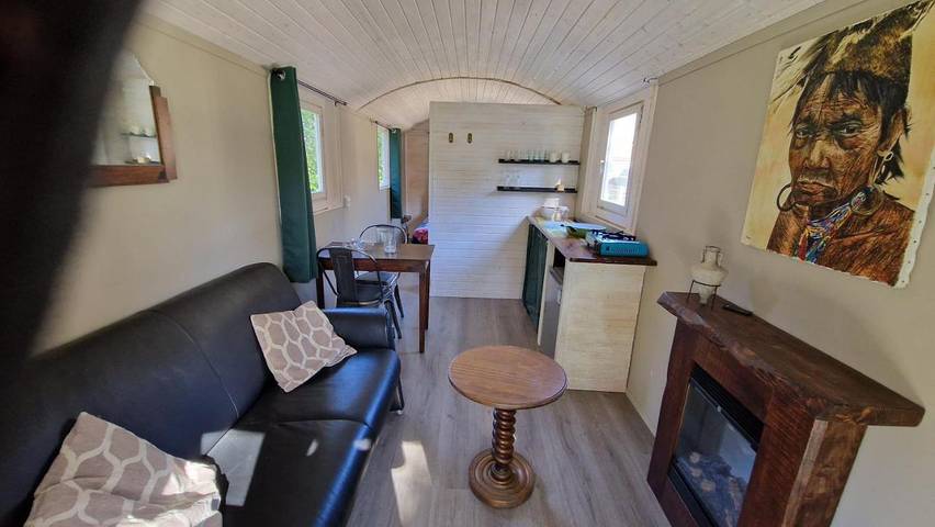 Tente pour 2 personnes, avec vue ainsi que piscine et jardin dans l' Aveyron - 4