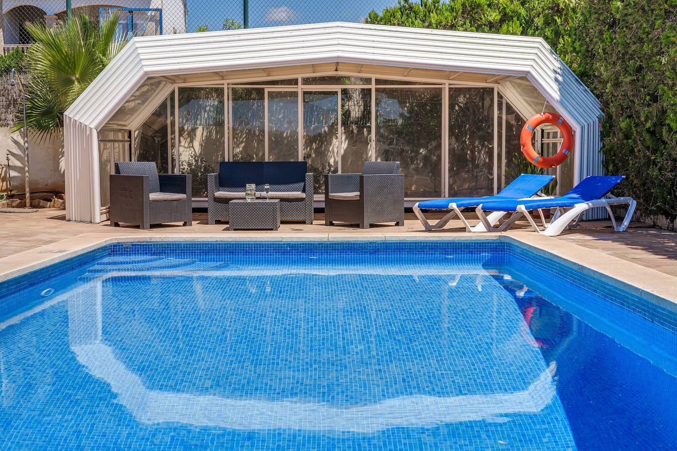 Casa de férias Villa Isabel com piscina, Wi-Fi, Jardim & Terraço in Sa Ràpita, Campos (Espanha)