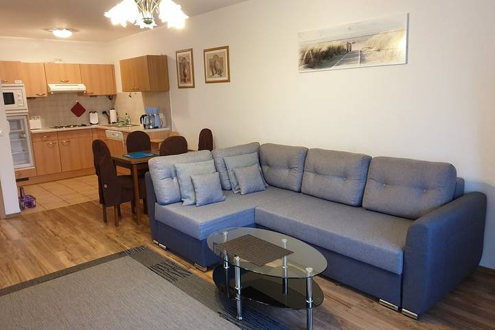 Appartement de vacances pour 3 personnes, avec jardin ainsi que piscine et balcon - 1