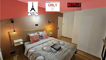 Maison d’hôte pour 2 personnes, avec balcon à Thiais