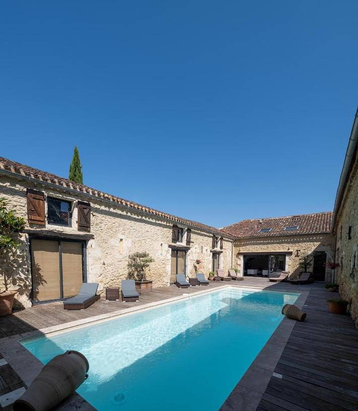 Chambre d’hôte pour 2 personnes, avec jacuzzi et jardin ainsi que terrasse et piscine à Vic-Fezensac - 3