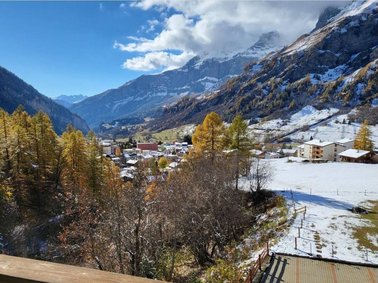 Ganze Wohnung, Renoviertes Studio mit mäjestätischer Aussicht in Leukerbad, Leukerbad & Umgebung