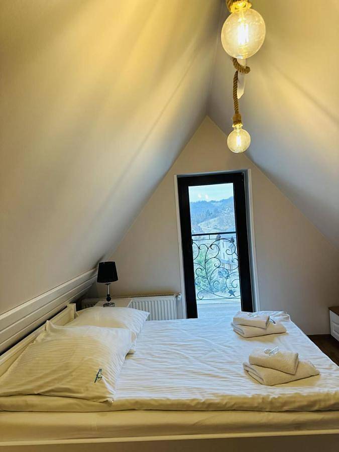 Gîte pour 4 personnes, avec sauna et piscine ainsi que vue et jardin, animaux acceptés à Szczawnica - 3