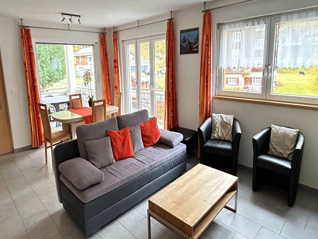 Ganze Wohnung, Bergaufenthalt mit Balkon in Saas-Grund, Walliser Alpen