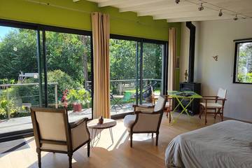 Maison d’hôte pour 3 personnes, avec jardin à Riec-sur-Bélon