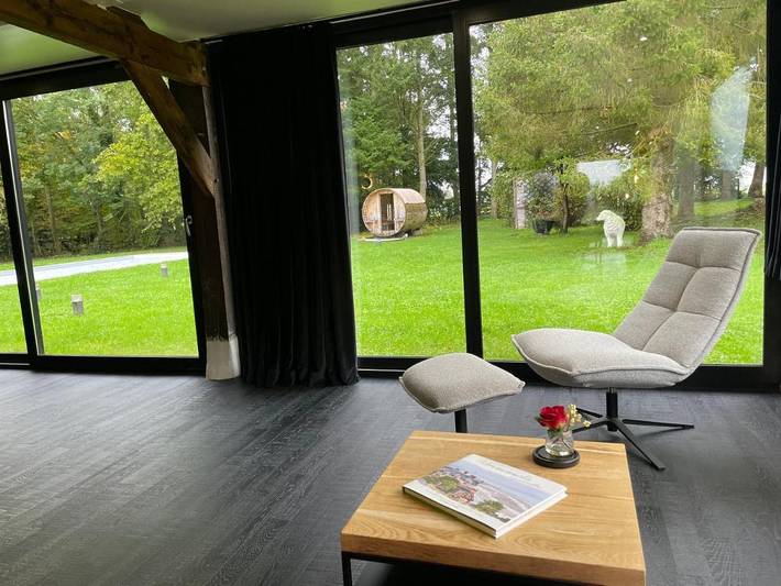 Location de vacances pour 10 personnes, avec piscine et jardin ainsi que vue et sauna dans Mesnil-en-Ouche - 3