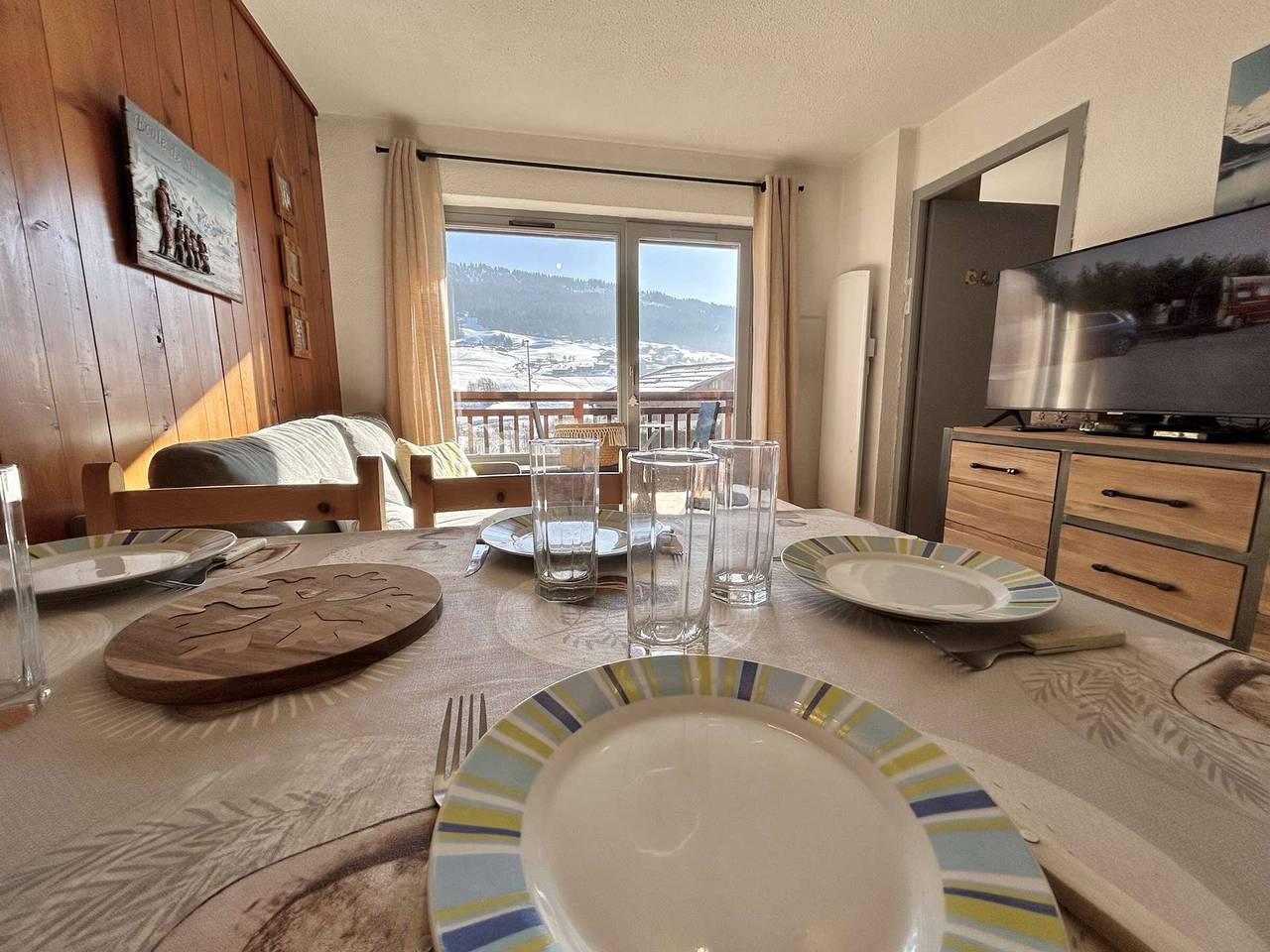 Appartement entier, Appartement 2 pièces avec coin montagne à Praz-Sur-Arly - 6 personnes in Praz-sur-Arly, Pays du Mont-Blanc