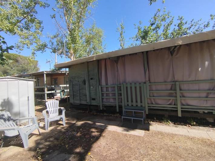 Camping pour 5 personnes, avec Balcon et Terrasse ainsi que Jardin et Vue au Le Grau-du-Roi