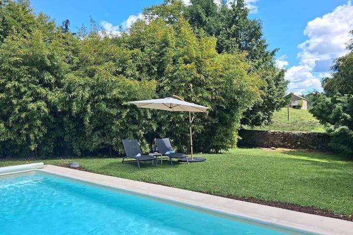 Chambre d’hôte pour 2 personnes, avec Jardin et Piscine