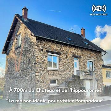 Gîte pour 5 personnes, avec terrasse et jardin à Arnac-Pompadour