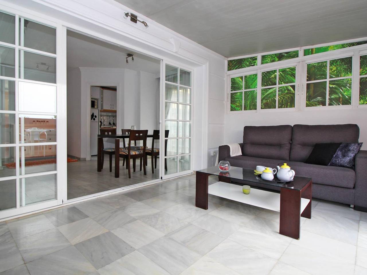 Hel semesterlägenhet, Lägenhet för 4 Personer med terass in Playa de la Malagueta, Malaga