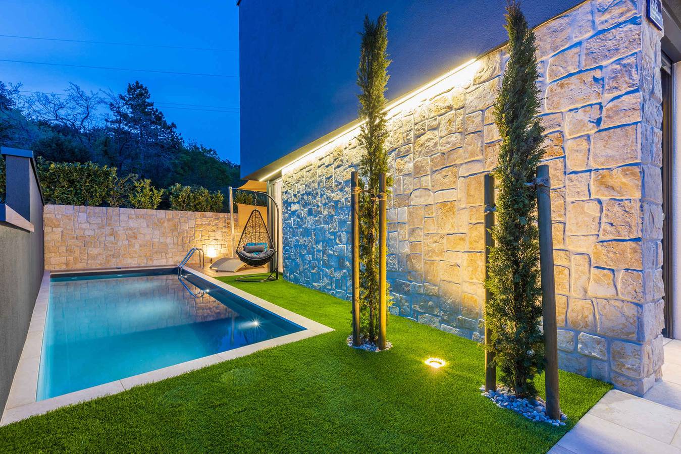 Villa modern eingerichtet mit Swimmingpool in Crikvenica, Primorje-Gorski Kotar