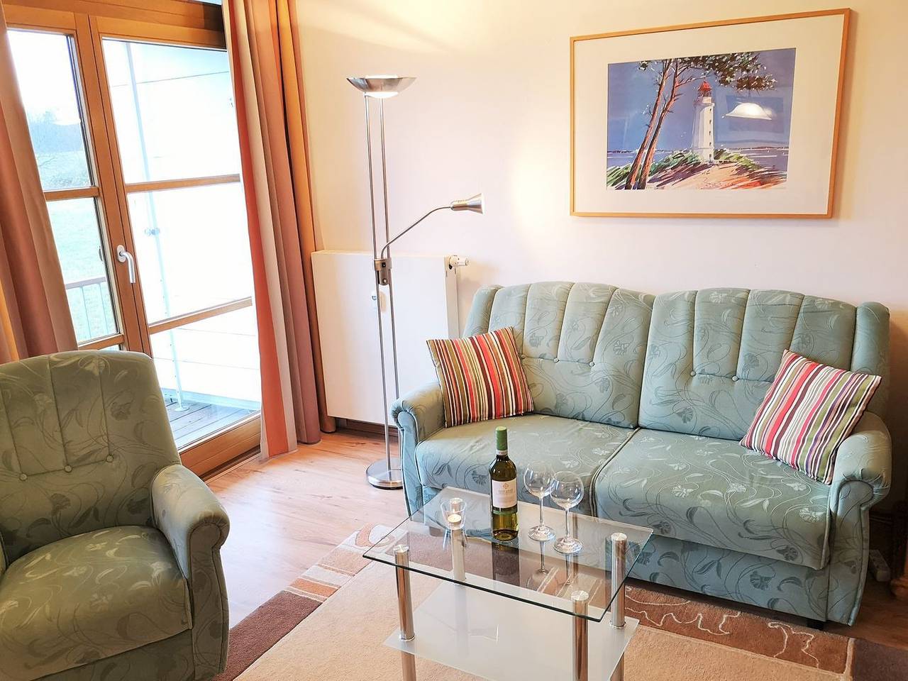 Ganze Wohnung, Am Grün 13 / We 23: komfortable und sehr gemütliche 2-Zimmer-Fewo in Wittenbeck, Rostock und Umgebung