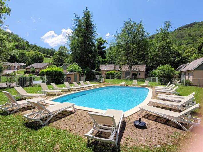 Maison de vacances pour 5 personnes, avec jardin ainsi que vue et piscine