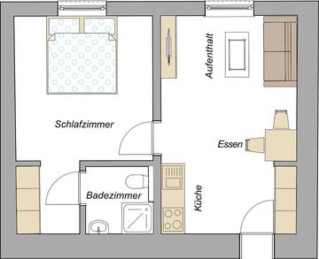 Ferienwohnung für 3 Personen, mit Sauna und Garten in Halblech