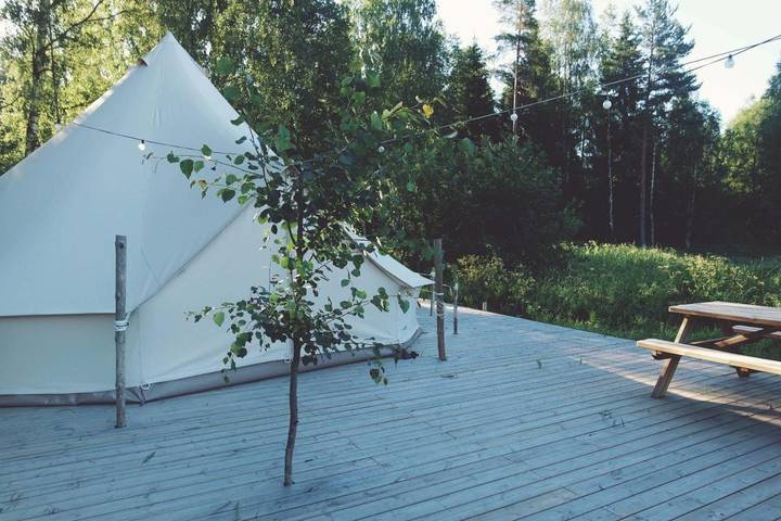 Camping für 4 Personen, mit Garten und Ausblick in Mittelschweden - 4