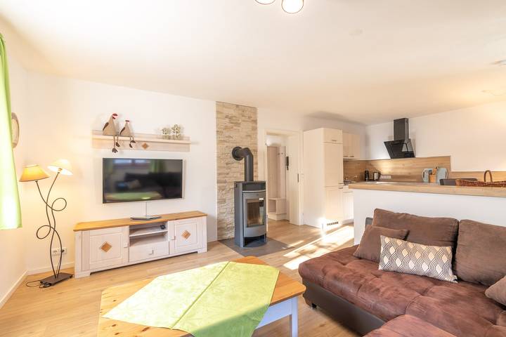 Ferienwohnung für 4 Personen, mit Garten und Balkon