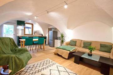 Gîte pour 4 personnes, avec jardin et vue, animaux acceptés à Puy-Saint-André
