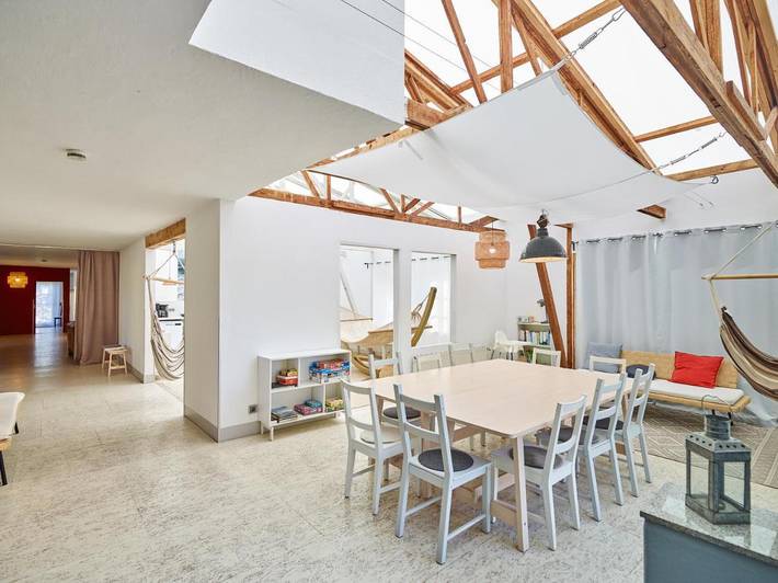 Ferienhaus für 16 Personen, mit Ausblick und Garten, mit Haustier in Barth
