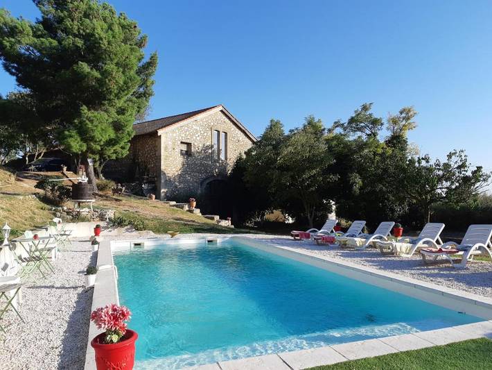 Chambre d’hôte pour 2 personnes, avec terrasse et jardin ainsi que vue et piscine près du Canal du Midi - 4