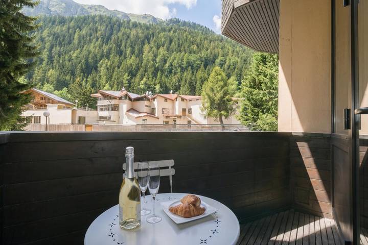 Appartement de vacances pour 4 personnes, avec Balcon à Chamonix-Mont-Blanc