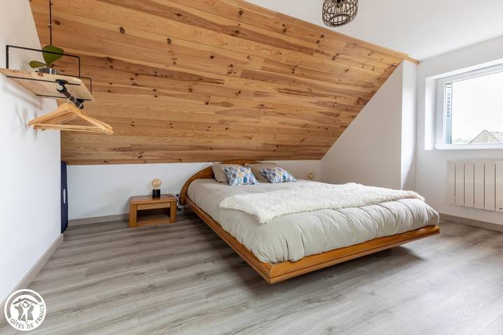 Gîte pour 4 personnes, avec Terrasse ainsi que Jardin et Vue