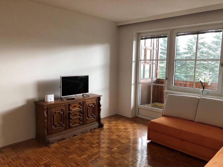 Ferienwohnung für 5 Personen, mit Garten und Ausblick, mit Haustier