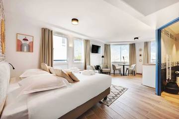 Appartement De Vacances pour 2 Personnes dans Vanves, Hauts-de-Seine, Photo 4