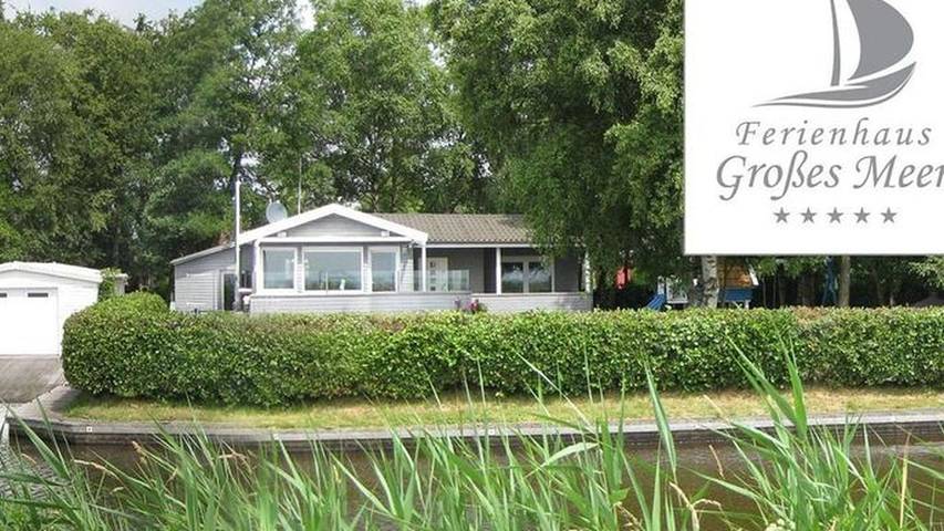 Ferienhaus für 4 Personen, mit Seeblick und Garten sowie Terrasse, kinderfreundlich in Großes Meer