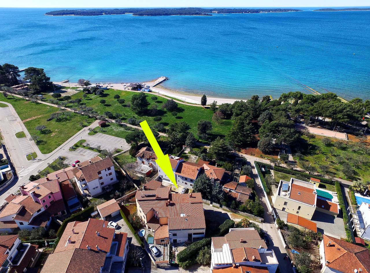 Ganze Wohnung, Ferienwohnung für 3 Personen mit Terrasse in Fazana, Südküste Istrien