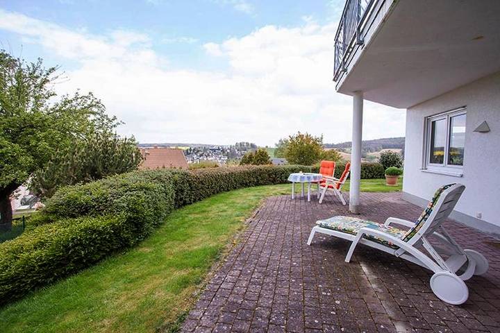 Ferienwohnung für 2 Personen, mit Terrasse und Ausblick