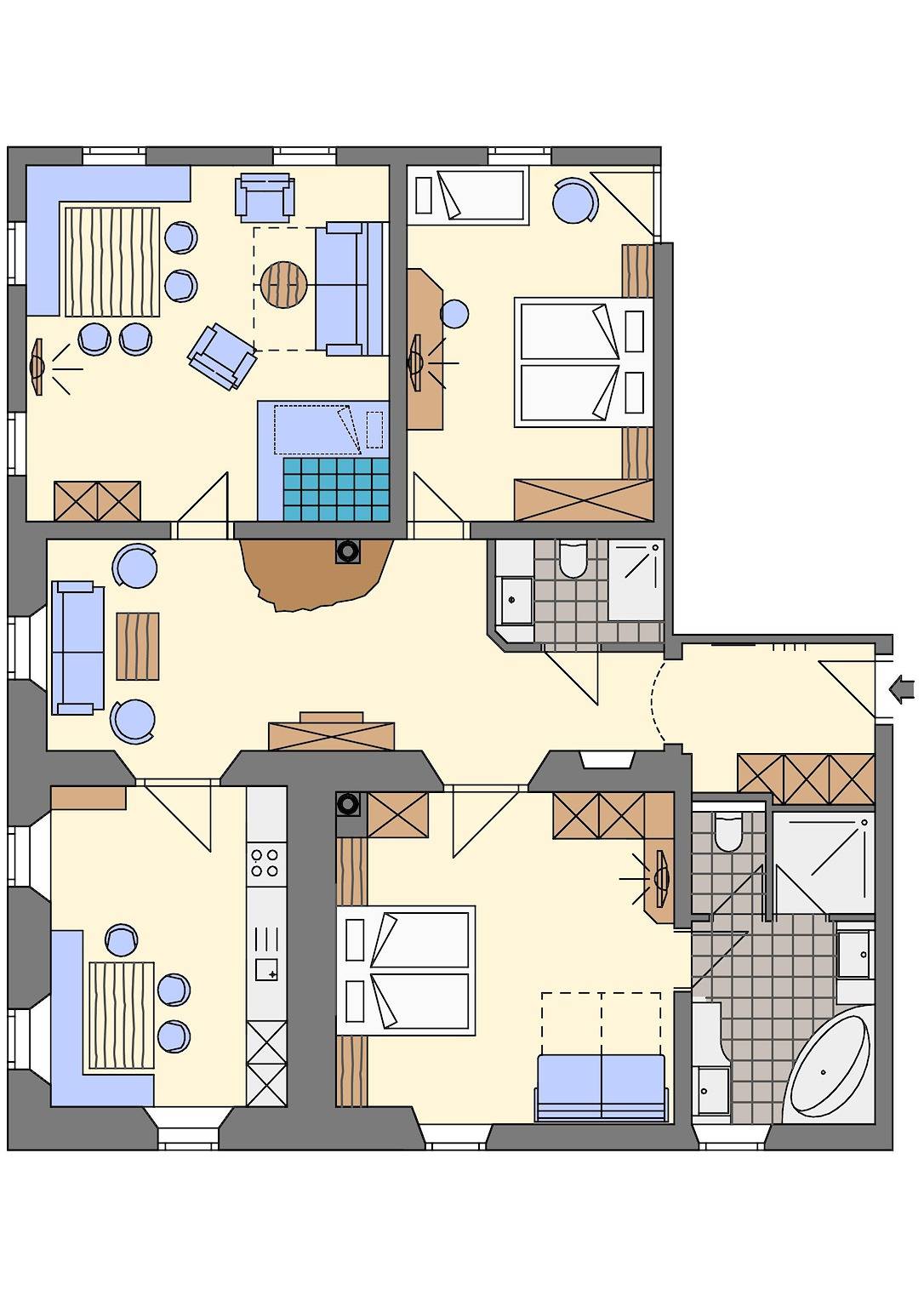 Ganze Ferienwohnung, Residenz 111 in Holzgau, Allgäuer Alpen (Österreich)