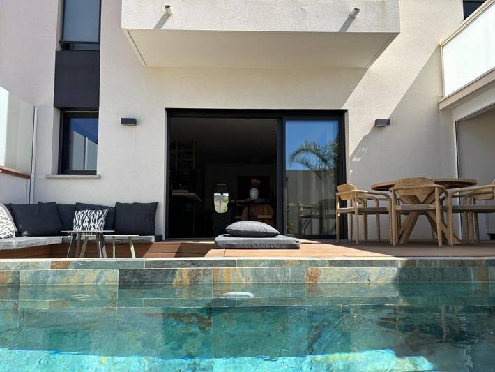 Gîte pour 6 personnes, avec Terrasse et Piscine à Canet-en-Roussillon
