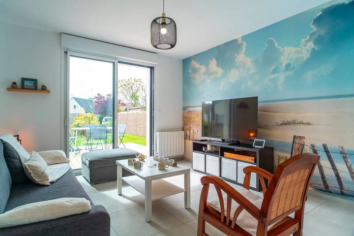 Gîte pour 4 personnes, avec jacuzzi ainsi que terrasse et jardin, animaux acceptés à Locmariaquer - 3